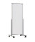 Stativdrehtafel-Whiteboard MAULpro easy2move, 6339484, 75x180cm (HxB), kunststoffbeschichtet, Aluminium