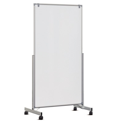 Stativdrehtafel-Whiteboard MAULpro easy2move, 6339684, 180x100cm (BxH), kunststoffbeschichtet, Aluminiumrahmen