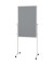Moderationstafel solid 6366082 Filz grau/WB 120x75cm