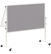 Moderationstafel solid 6366982 klapp Filz gr/WB 150x120cm
