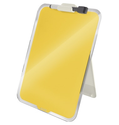 Desktop-Notizboard Cosy 39470019 216x297mm Glas gelb