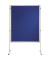 Stellpinnwand PRO, PTD830303, 120x90cm (BxH), Filz, Aluminiumrahmen