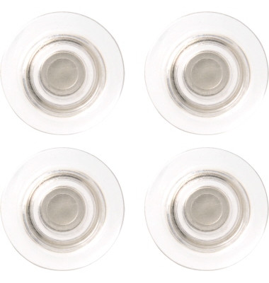 Haftmagnet 1904116, Rund, 32mm &Oslash;, transparent, 6g