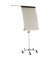 Flipchart, EA4822016, 70x100cm (BxH), silber, mit Rollen, mit 1 Seitenarm