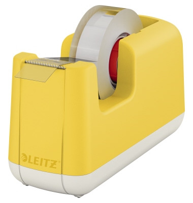Klebebandabroller Cosy 5367-00-19, f&uuml;r Klebeb&auml;nder bis 19mm x 33m, gelb