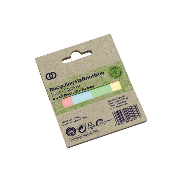 4003630022974 - Haftstreifen oeco RC 5790 20x50mm 40Bl sort 4003630022974 4 Stück