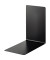 Buchstütze 85x140x140mm Metall schwarz