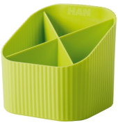 Schreibtischköcher Re-X-LOOP 17238-950 4Fächer RC lemon