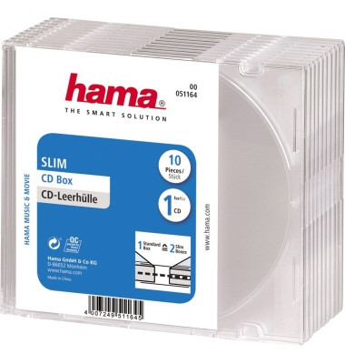 CD-Hülle Slim 00051164 tr