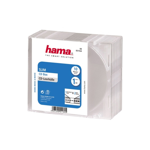 4007249511645 - CD-Hülle Slim 00051164 tr 4007249511645 00051164 10 Stück