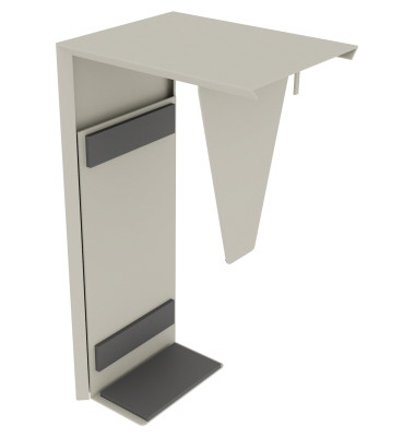 PC-Halter Breite/Höhe verstellbar Silberaluminium PC-Halter Breite/Höhe verstellbar Silberaluminium