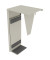 PC-Halter Breite/Höhe verstellbar Silberaluminium