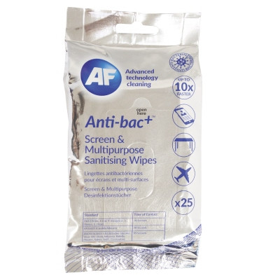 Reinigungstuch Anti-bac+ ABTW025P