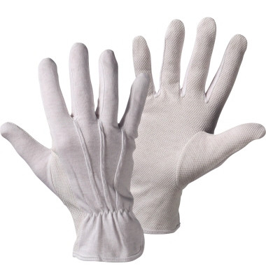 Handschuh Trikot Dot 1004-10 Baumwolle Größe10 1Paar