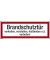 Hinweisschild Brandschutztür verkeilen 297x105mm Folie