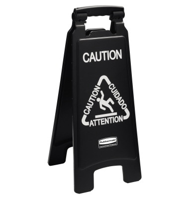 Warnschild Caution 1867505 mehrsprachig 2stg. schwarz