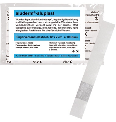 Fingerwundpflaster aluplast 1009163, 10 St&uuml;ck, 2x12cm (BxL)