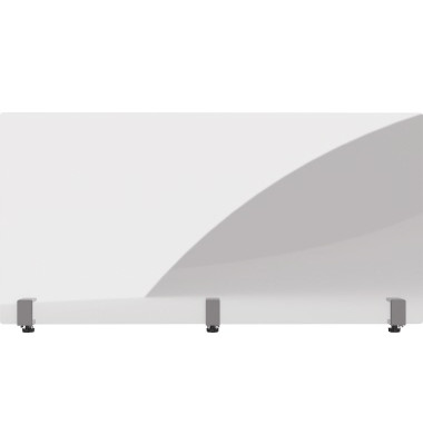 Hygienewand 11029100 1000x600mm Acrylglas 3 Klemmhalter