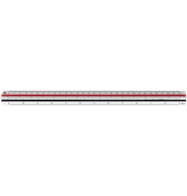 Kunststoff-Dreikantmaßstab 016350510 Berufschule-D weiß 30cm mit Rutschbremse Kunststoff-Dreikantmaßstab 016350510 Berufschule-D weiß 30cm mit Rutschbremse