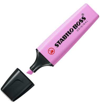 Textmarker BOSS ORIGINAL Pastel, 70/158, frische Fuchsie, 2-5mm Keilspitze
