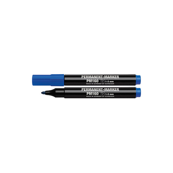 10 Stück Schneider Permanentmarker Maxx 160 116003 Rundspitze 1-3mm blau