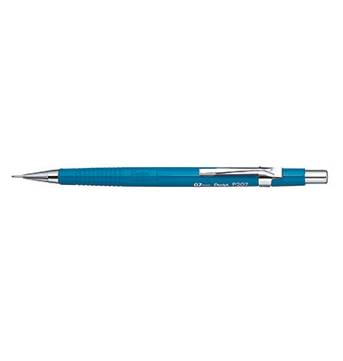 Druckbleistift P207, P207-C, Härte HB, 0,7mm, blau, mit Radiergummi