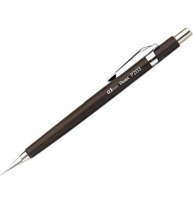 Druckbleistift Sharp 200 P203, P203-E, braun, 0,3mm, HB