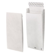 Faltentaschen Tyvek Pocket 00011842, B4a, ohne Fenster, 38mm-Falte, haftklebend, 55g, weiß