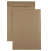 Versandtaschen 327027700, C5, ohne Fenster, nassklebend, 90g, braun