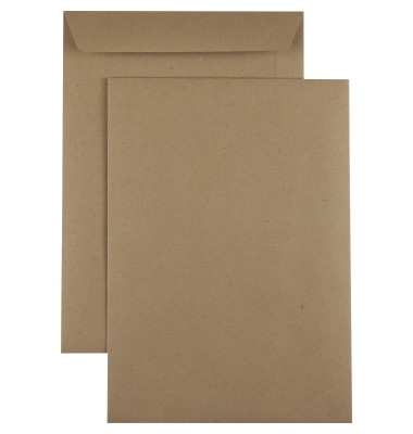Versandtaschen 327027700, C5, ohne Fenster, nassklebend, 90g, braun