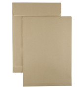Faltentaschen 327027900, E4, ohne Fenster, 40mm-Falte, selbstklebend, 130g, braun