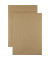 Faltentaschen 327028000, C4, ohne Fenster, 20mm-Falte, haftklebend, 130g, braun