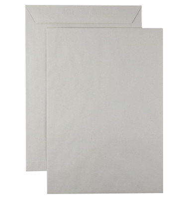 Versandtaschen 327028100, C4, ohne Fenster, nassklebend, 90g, grau