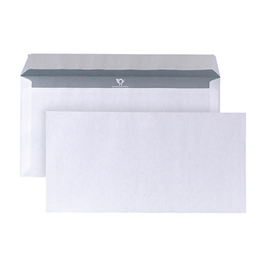 Briefumschlag Posthorn 01720150, Din Lang, ohne Fenster, haftklebend, 80g, weiß