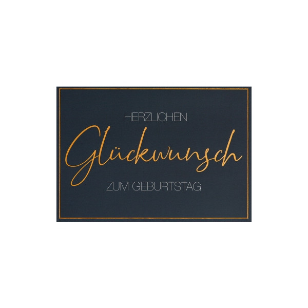 4027421708502 - Faltkarte Lifestyle 751-0207 240g Geburtstag mehrfarbig Karton 4027421708502 Perleberg