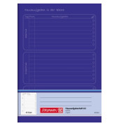 Hausaufgabenheft 10-46814, Hausaufgaben / liniert, A5, 70g, blau, 48 Blatt / 96 Seiten
