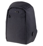 Rucksack 46154 Safepak, anthrazit, mit Rei&szlig;verschluss