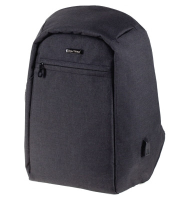 Rucksack 46154 Safepak, anthrazit, mit Rei&szlig;verschluss