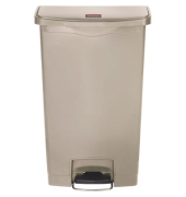 Tretabfalleimer SLIM JIM STEP-ON, 30 Liter, KunststoffTragegriff Deckel Einsatz Griffrand