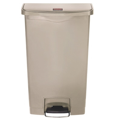 Tretabfalleimer SLIM JIM STEP-ON, 30 Liter, KunststoffTragegriff Deckel Einsatz Griffrand