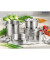 Kochtopf-Set 380-822 Edelstahl 9tlg.