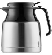 Isolierkanne Mondial Push 2405, edelstahl/schwarz, 1,3 Liter