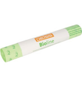 Kompostbeutel 06072 BIOLINE, Zeichen und Schrift kompostierbar, naturgrün, 240 Liter, offen, extrastark, kompostierbar