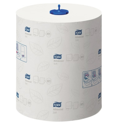 Rollenhandt&uuml;cher Matic Advanced 290067, Au&szlig;enabrollung, 2-lagig, wei&szlig;, Recyclingpapier