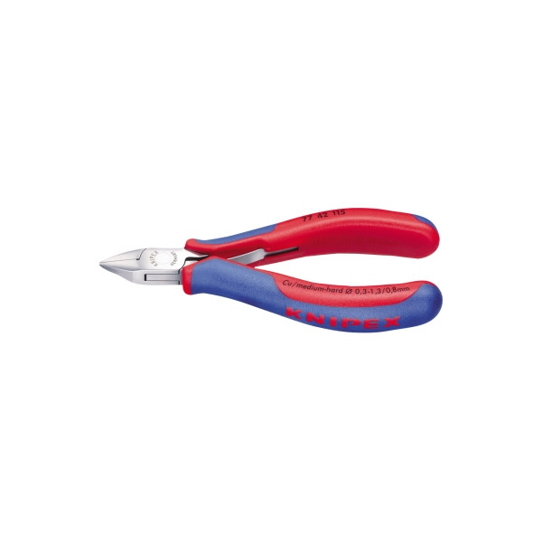 4003773018773 - Knipex-werk Cgustav Putsch Kg - Elektronikseitenschneider L130mm Form 4 Facette nein 2K-Hülle spiegelpolKNIPEX