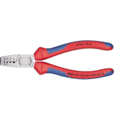 Crimpzange 97 62 145 A 0.25 bis 2.5 mm² Aderendhülsen Crimpzange 97 62 145 A 0.25 bis 2.5 mm² Aderendhülsen