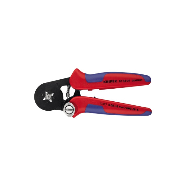 4003773028017 - 0 Knipex 97 53 04 Crimpzange 180mm 008-10+16qmm Vierkant fAderendhülsen 4003773028017
