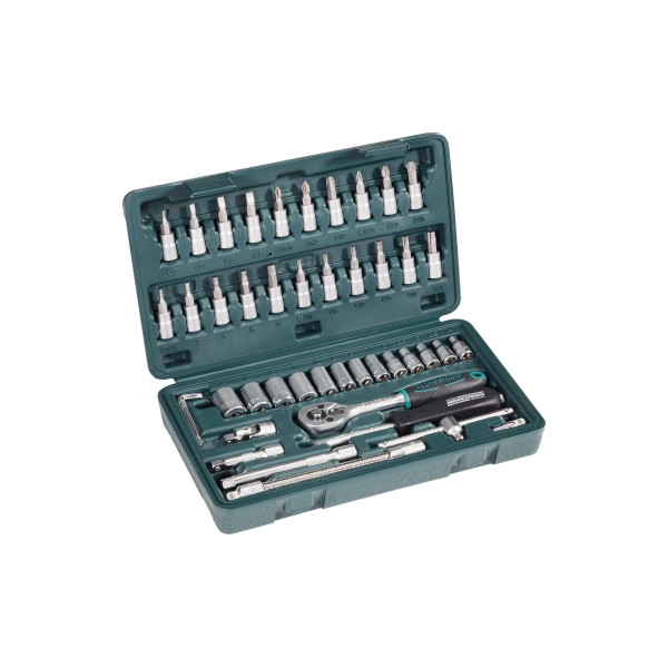 4003315076940 - Ratschenkasten Steckschlüsselsatz 2040 46 teilig 1 4 Zoll klein 4003315076940 Brüder Mannesmann