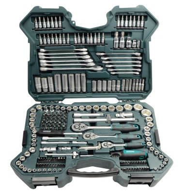 Ratschenkasten Steckschlüsselsatz 98430 215 teilig 1/4 3/8 1/2 Zoll klein mittel groß