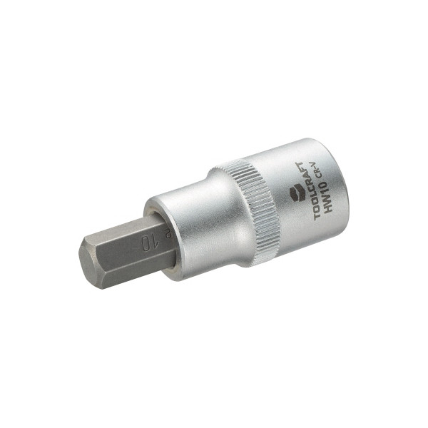 4016138760033 - Innen-sechskant steckschlüssel-bit-einsatz 10MM 1 2 (125 mm) produktabmessung länge 5 - Toolcraft 4016138760033 - Innen-sechskant steckschlüssel-bit-einsatz 10MM 1 2 (125 mm) produktabmessung länge 5 - Toolcraft